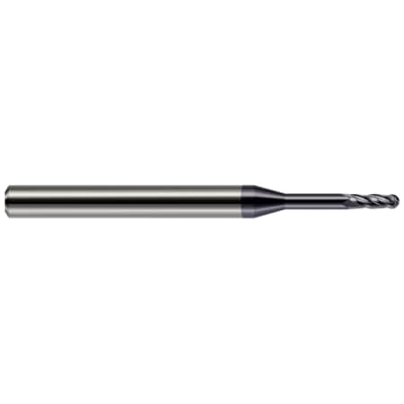 Harvey Tool Miniature End Mill - 4 Flute - Ball, 0.0900" 76890-C3